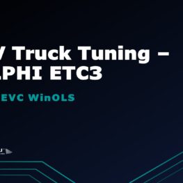 HGV Truck Tuning - Delphi ETC3 with EVC WinOLS