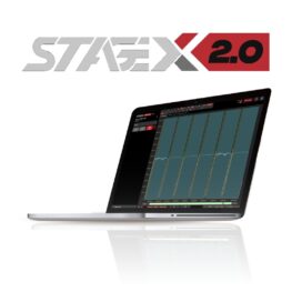 Stage X software screenshot showing gasoline ECU tuning project setup with mappack activated